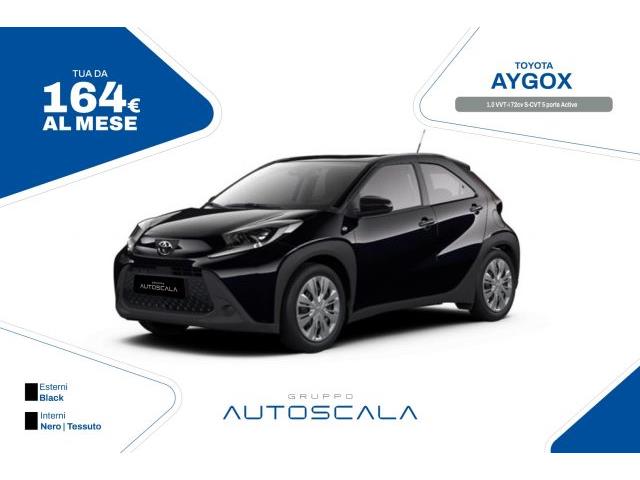 TOYOTA NUOVA AYGO X 1.0 VVT-i 72cv S-CVT 5 porte Active