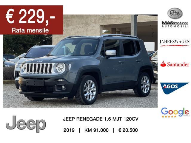 JEEP Renegade 1.6 Mjt 120CV Limited