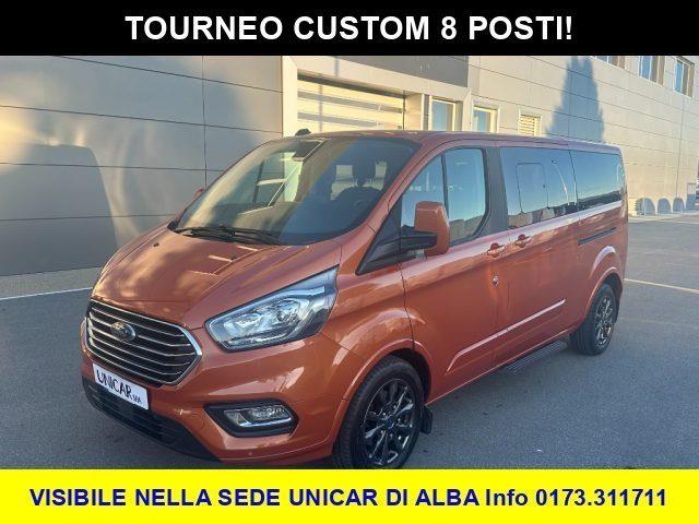 FORD TOURNEO CUSTOM 2.000 DIESEL 130CV TITANIUM 320 L2H1 8 POSTI!