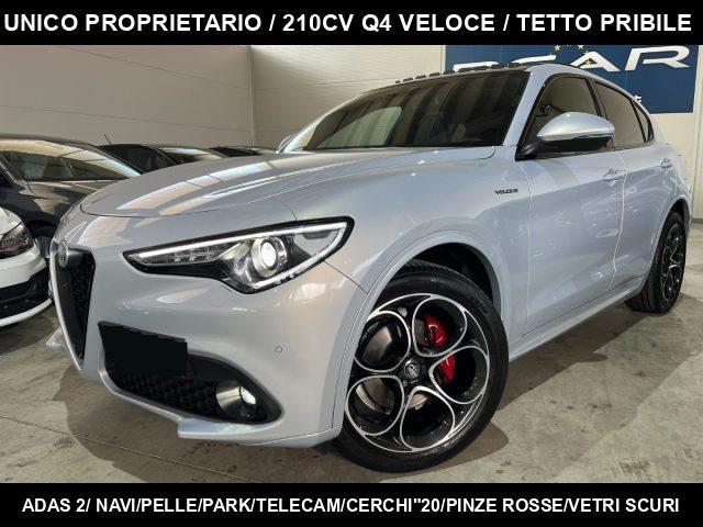 ALFA ROMEO STELVIO 2.2Td 210CV Q4 Veloce"20/TETTO/PELLE/PINZE/ADAS 2